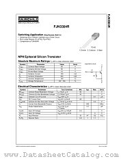 FJN3304RBU datasheet pdf Fairchild Semiconductor