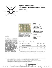 AMMC-3041 datasheet pdf Agilent (Hewlett-Packard)