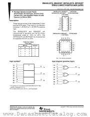 SN54AS27J datasheet pdf Texas Instruments