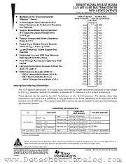 SN74LVT162245AZQLR datasheet pdf Texas Instruments