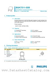 BUK7211-55B datasheet pdf Philips