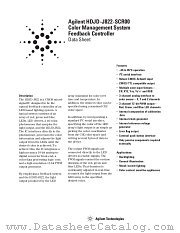 HDJD-J822-SCR00 datasheet pdf Agilent (Hewlett-Packard)