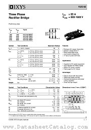 VUO85-16NO7 datasheet pdf IXYS