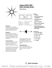 HSCH-9401 datasheet pdf Agilent (Hewlett-Packard)