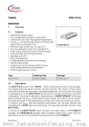 BTS 7710 G datasheet pdf Infineon