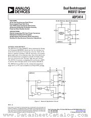 ADP3414JR-REEL7 datasheet pdf Analog Devices
