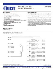 IDT5T9306NLI8 datasheet pdf IDT
