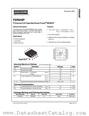 FDR840P_NL datasheet pdf Fairchild Semiconductor