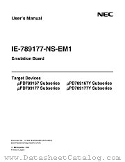 IE-789177-NS-EM1 datasheet pdf NEC