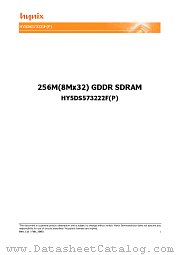 HY5DS573222F(P)-36 datasheet pdf Hynix Semiconductor