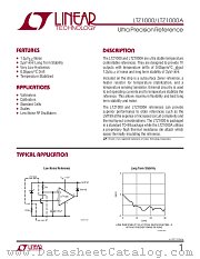 LTZ1000A datasheet pdf Linear Technology