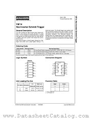 74F14PC datasheet pdf Fairchild Semiconductor