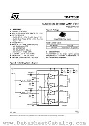 TDA7266P datasheet pdf ST Microelectronics