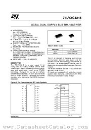 74LVXC4245 datasheet pdf ST Microelectronics