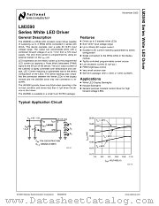 LM3590MFX datasheet pdf National Semiconductor