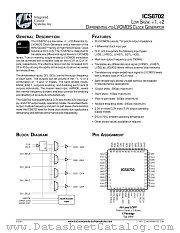 ICS8702 datasheet pdf Texas Instruments