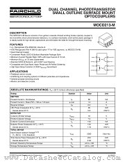 MOCD213R1VM datasheet pdf Fairchild Semiconductor