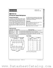 MM74HC151MTC datasheet pdf Fairchild Semiconductor