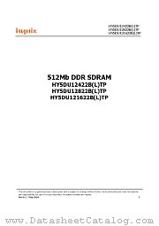 HY5DU12822BT-D4 datasheet pdf Hynix Semiconductor
