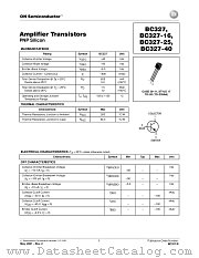BC327-25RL1 datasheet pdf ON Semiconductor