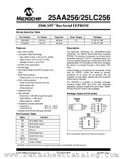 25AA256 datasheet pdf Microchip
