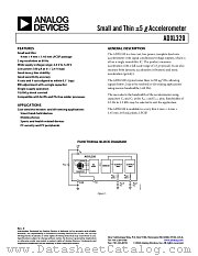 ADXL320JCP datasheet pdf Analog Devices