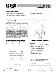 RF6100-1 datasheet pdf RF Micro Devices