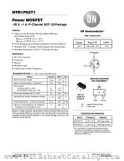 NTR1P02T1 datasheet pdf ON Semiconductor