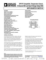 ADT7519ARQZ-REEL7 datasheet pdf Analog Devices