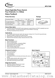 BTS 716 G datasheet pdf Infineon