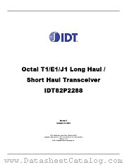 IDT82P2288BB datasheet pdf IDT