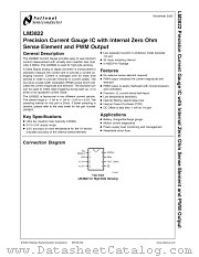 LM3822MMX-1.0 datasheet pdf National Semiconductor