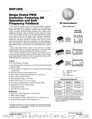 NCP1205P2 datasheet pdf ON Semiconductor