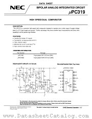 UPC319G2-T2 datasheet pdf NEC