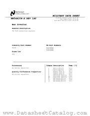 5962-87609012A(54AC04LMQB) datasheet pdf National Semiconductor