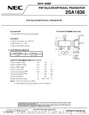2SA1836 datasheet pdf NEC