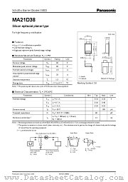 MA21D38 datasheet pdf Panasonic