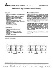 CM1208-07MS datasheet pdf California Micro Devices Corp