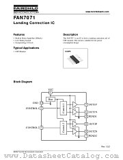 FAN7071TS datasheet pdf Fairchild Semiconductor
