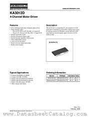 KA3012D02TF datasheet pdf Fairchild Semiconductor