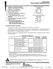SN74LVC1G14YZAR datasheet pdf Texas Instruments