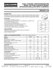 MOCD217R1VM datasheet pdf Fairchild Semiconductor