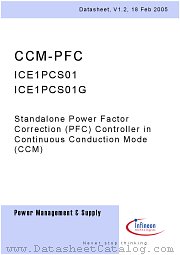 ICE 1PCS01G datasheet pdf Infineon