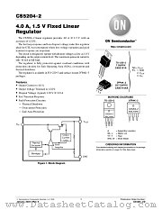 CS5204-2 datasheet pdf ON Semiconductor