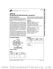 DS96176CN datasheet pdf National Semiconductor