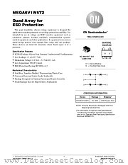 MSQA6V1W5 datasheet pdf ON Semiconductor