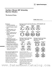 HSMS-282E datasheet pdf Agilent (Hewlett-Packard)