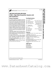 LM12458CIVF datasheet pdf National Semiconductor