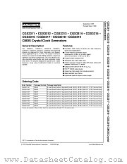 CGS3311MX datasheet pdf Fairchild Semiconductor