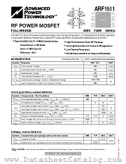 ARF1511 datasheet pdf Advanced Power Technology